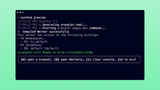 `nuxthub preview` command